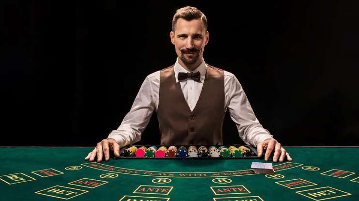Tampilan meja Texas Hold'em Bonus di aplikasi mobile gatotkaca138